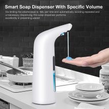 Distributeur de savon automatique 400ML distributeur de savon électrique distributeur de salle de bain capteur intelligent laveuse à main distributeurs de savon pour salle de bain