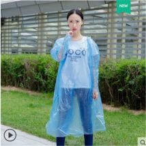 Femmes homme imperméable épaissi imperméable pluie Poncho manteau adulte clair Transparent Camping à capuche tenue de pluie
