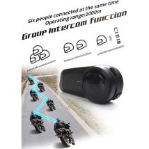 1000m moto Bluetooth casque casque interphone Duplex intégral sans fil M2ED