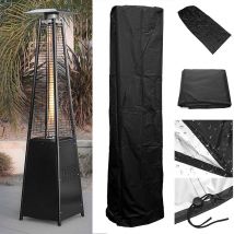 1pc 221*53*61cm couverture de chauffage de Patio Polyester pyramide flamme Patio chauffe-gaz couverture étanche protecteurs