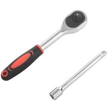 12 pièces 1/4 pouces (6.M) jeu de clés à douille clé à cliquet à entraînement CR-V pour vélo moto voiture réparation ensemble d'outils