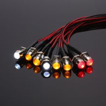 Kit d'éclairage de chenille 8 LED 5mm, pièces de voiture RC W819, pour 1/10 et 1/8 Traxxas HSP Redcat D90 RC