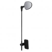 Univesal casque de vélo miroir réglable vtt route vélo cyclisme rétroviseur moto casque avec cristal vélo vue dégagée