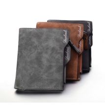 portefeuille court hommes portefeuille en cuir souple avec fentes pour cartes amovibles multifonction homme fermeture à glissière portefeuille sac à main homme embrayage