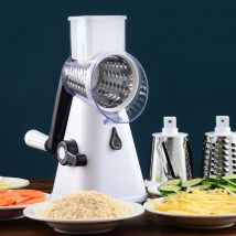 Coupe-légumes manuel, robot alimentaire, hachoir, trancheur rond, râpes, pommes de terre, carottes, fromage, rouleau de cuisine, gadget