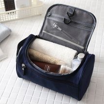 Sac de maquillage pas cher femmes sacs hommes grand imperméable à l'eau en Nylon voyage sac cosmétique organisateur étui nécessaires maquillage lavage trousse de toilette
