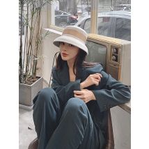 Chapeaux de cérémonie pour Banquet de mariage | pour mère en laine chapeau d'hiver blanc en feutre de laine Pure, chapeau Fedora