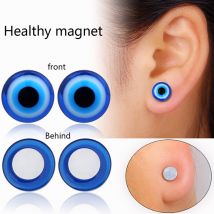 1 paire stimulante Acupoints sain boucle d'oreille perte de poids Bio magnétique thérapie boucles d'oreilles aimant dans l'oreille minceur produits
