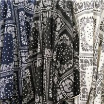 Amour imprimé micro perméable tissu chemise robe châle filles plage jupe en mousseline de soie fabric20200630204