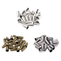 20 stücke Metall Konische Glocke Stopper Ohne Deckel Schnur Enden Schloss Stopper Seil Ende