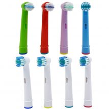 Têtes de brosse à dents de rechange pour enfants, 8 pièces, pour oral-b, pour Advance Power/Pro Health/Triumph/3D Excel