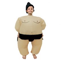 Le Costume gonflable de Sumo convient au Costume d'halloween de lutteur pour l'adulte/enfants gros homme