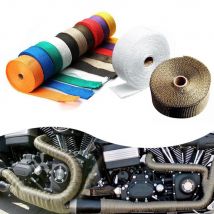 Sac d'échappement pour turbocompresseur de moto | Bande isolante pour réduire le capot 5m turbocompresseur Non combustible sac d'extraction pour protéger les pièces du moteur