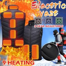 Nouveaux hommes en plein air USB infrarouge chauffage gilet veste hommes femmes hiver électrique thermique vêtements gilet pour Ski Sports randonnée # g4