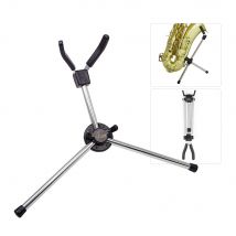 Support de Saxophone ténor pliable support de sol en métal Sax Portable avec sac de transport