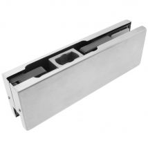 PrimeMatik - Pernio et charnière fond aluminium pour porte vitrée pour plancher de fermeture de porte
