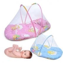 Lit pliable pour bébés enfants | Tout , Portable , tente, lit bébé, avec moustiquaire à fermeture éclair, coussin de couchage portable