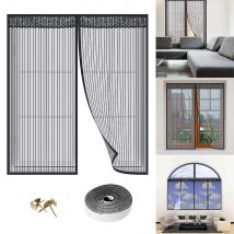 Été Anti moustique insecte mouche Bug rideaux magnétique maille Net fermeture automatique porte écran mains libres cuisine rideau
