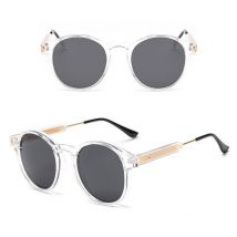 Lunettes rondes hommes femmes Steampunk lunettes de soleil Vintage Sunglasse femmes concepteur rond lunettes de soleil