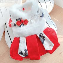 Koi-jupe Kimono Koi tendance | Robe de mariée, pour garder au , vêtements pour chiots, pour petits chiens moyens, fournitures d'animaux de compagnie