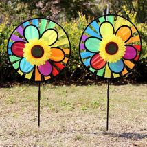Moulin à vent tournesol tournoyant vent Spinner maison cour jardin décor enfants enfant jouet