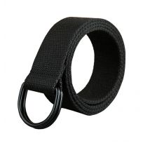 Sangle en tissu unisexe à la | Décontracté, ceinture en toile, D anneau boucle, ceinture de taille pour hommes et femmes