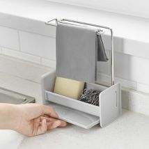 Cuisine chiffon porte-serviettes fer support piscine stockage support gratuit poinçonnage cuisine évier éponge Drain support stockage cuisine organisateur
