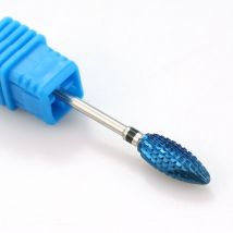 1pc Blau Hartmetall Nagel Bohrer Für Maschine Rotary Häutchen Sauber Router Bits Fräsen Cutter Pediküre Nail art Werkzeuge Zubehör