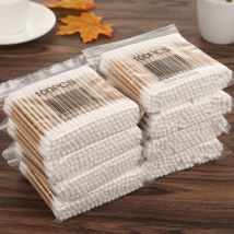 100 coton-tige coton-tige coton-tige tampon baseball démaquillant coton-tige