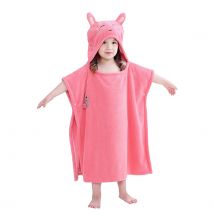 Dessin animé enfants serviette de bain épaissir enfants serviette de bain cape corail polaire serviette de bain Absorption d'eau serviette de bain avec capuche