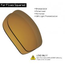 SmartVLT-lunettes de soleil polarisées | Lentilles de rechange pour Oakley Fives, Squared - Bronze or