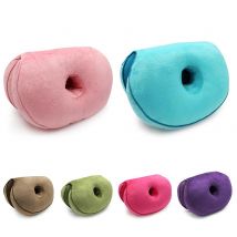 Siège multifonctionnel double confort coussin peluche mousse à mémoire de forme coussin de siège orthopédique ascenseur hanche Up siège réduit la pression sur Coccyx