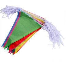 Bannière de banderole multicolore en Nylon de 164 pieds, fanion, 100 drapeaux pour mariage, fête d&#39;anniversaire, fournitures de décoration XH8Z