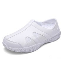 Chaussures d'infirmière, souliers d'intérieur en cuir souple, ultra légères, respirantes et antidérapantes, chaussures plates de travail pour femmes enceintes,