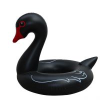 Cygne gonflable anneau de bain noir et blanc cygne piscine flotteur flamants roses cercle de natation piscine flotteur gonflable cygne flotteur bouée de sauvetage