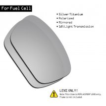 SmartVLT lunettes de soleil polarisées | Lentilles de rechange pour Oakley, pile à combustible, titane argenté