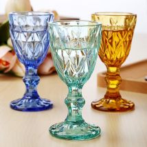 Shot vin ensemble de verres 50ml 6 pièces boisson mariage fête verre 1.7oz petites tasses de vin à boire couleur européenne esprit épaissi verre