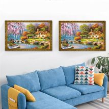 Puzzle 1000 pièces Puzzles idyllique paysage auto-assemblage jouet décoration pour adultes décompression Puzzles Puzzles maison Ji Q7H1