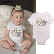 Vêtements pour -né blanc | Tenue de bébé, manches courtes, body, en coton, combinaison pour enfants, imprimé Koala