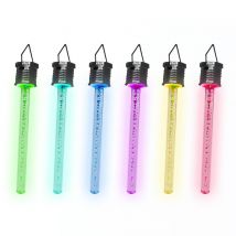 LED solaire étanche lampadaire suspendu bâton lumière IP65 extérieur jardin cour pelouse lampe coloré solaire décoratif éclairage