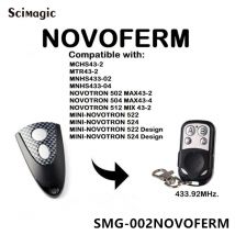 NOVOFERM NOVOTRON 302/304,NOVOFERM MNHS433-02/04 télécommande de porte de Garage de remplacement