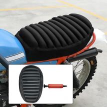 Universel 3D Airbag coussin moto Scooter électrique vélo siège couvre coussin anti-dérapant imperméable coussin couvre