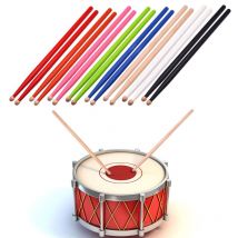 1 Paar 7A Maple Drum Sticks Voor Kids Houten Antislip Drumsticks Elektronische Drum Rack Drumsticks Jazz Drum Percussie Instrument