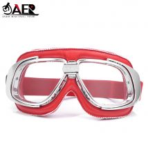 JAER moto casque lunettes avec Multi lentille équitation vélo motard lunettes pour moto ATV café Racer Pit Bike Googles