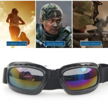 Lunettes pliantes coupe-vent, anti-poussière et anti-éclaboussures, antidérapantes, pour moto, basket-ball, Football, entraînement, soudage