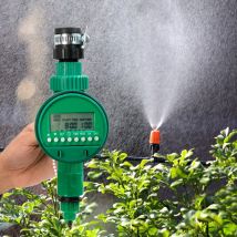 1 pièces automatique électronique minuterie d'eau jardin Irrigation contrôleur électrique vanne jardin minuterie d'eau affichage système d'arrosage