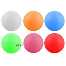 Forfar 10 pièces 38mm balles de Ping-Pong de bière blanche balles de Ping-Pong pratique balles de Ping-Pong lavable blanc D3T5