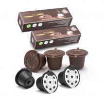 Icafilasréutilisable Compatible avec la Capsule Nespresso pour la machine à café Nespresso filtre Baskect rechargeable