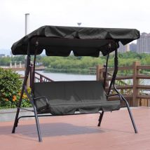 Solide extérieur étanche été jardin cour balançoire auvent solide balançoire tente Gazebo auvent outils et accessoires extérieurs