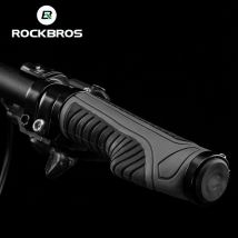 ROCKBROS vélo vélo poignées vtt vélo de route Double serrure en caoutchouc poignées de guidon anti-dérapant absorbant les chocs vélo poignées guidon